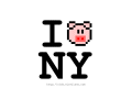 wallpaper - I Oink! NY - por PutoCerdo